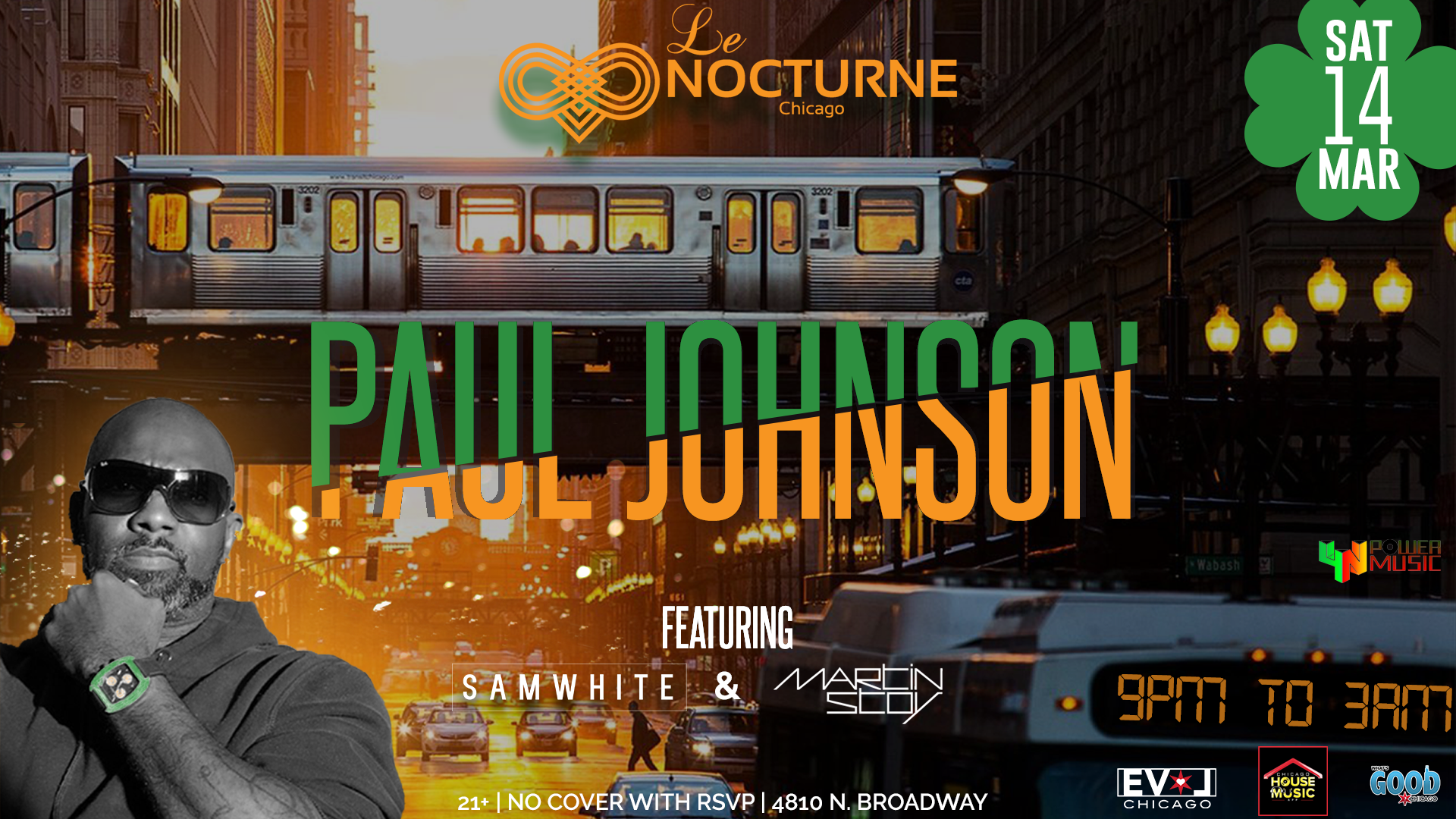 Paul Johnson at Le Nocturne - Chicago House Music Legend