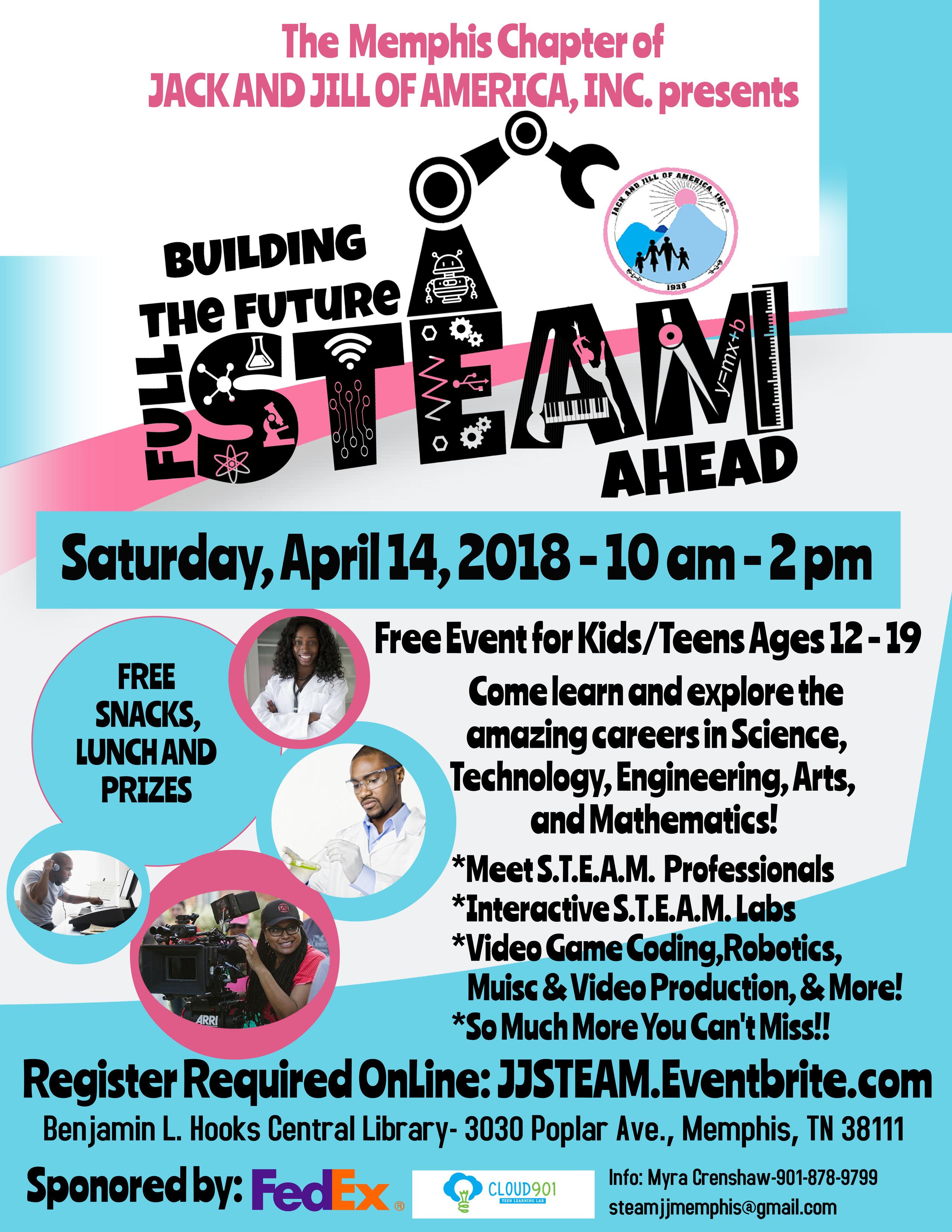 Memphis Chapter of Jack and Jill of America, Inc. presents Building the Future-Full STEAM Ahead Conference