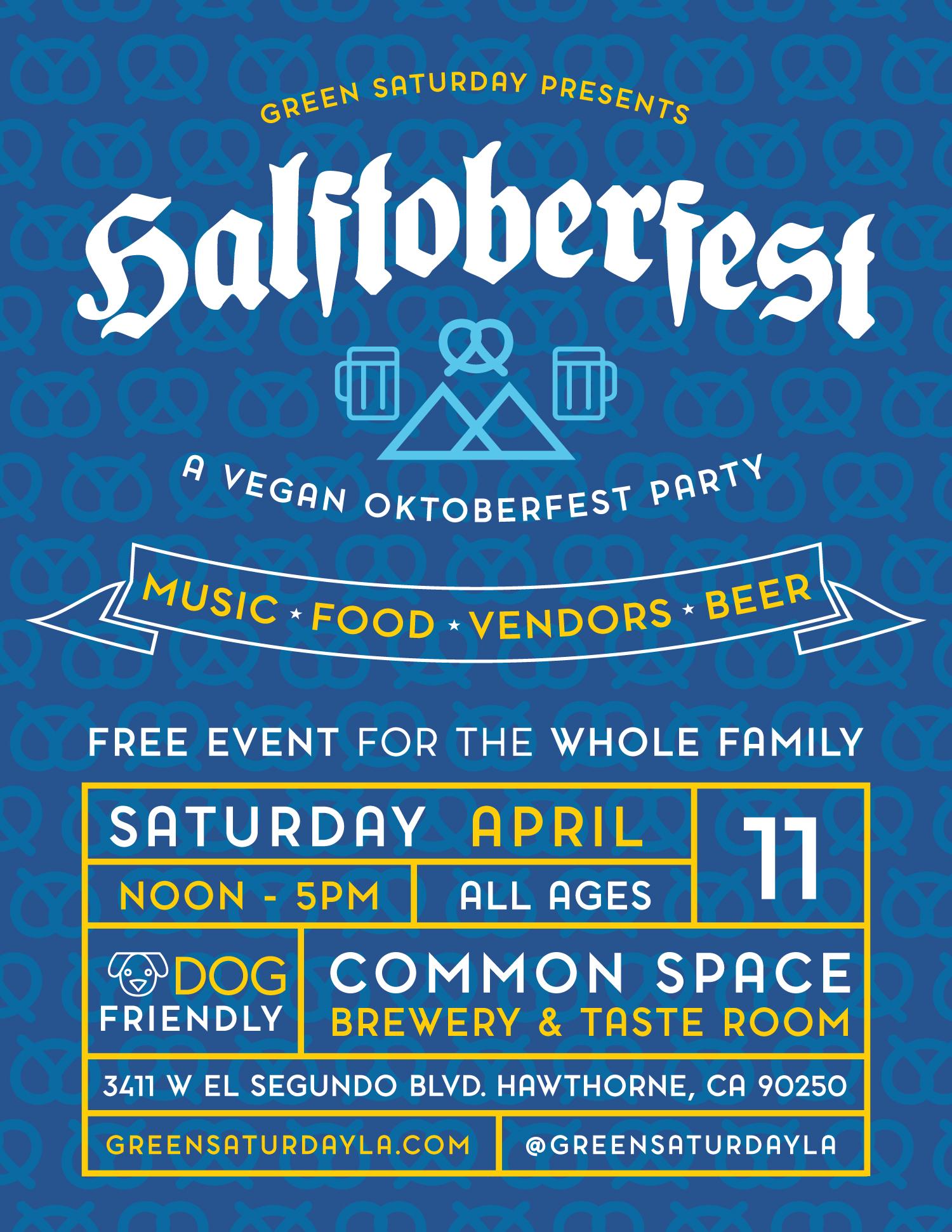 Halftoberfest - A Vegan Oktoberfest Party (POSTPONED)