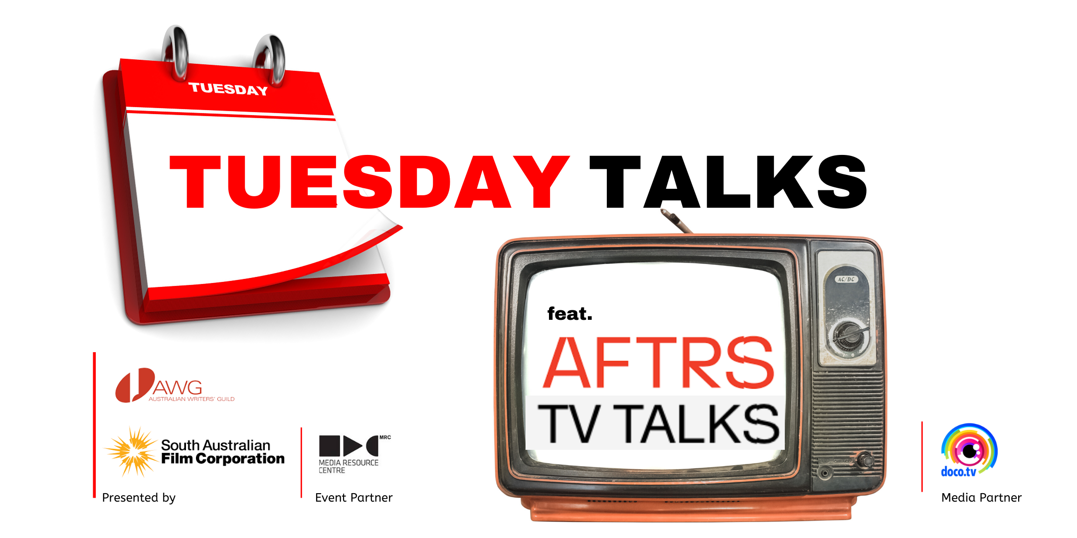 TUESDAY TALKS featuring TV Talks April