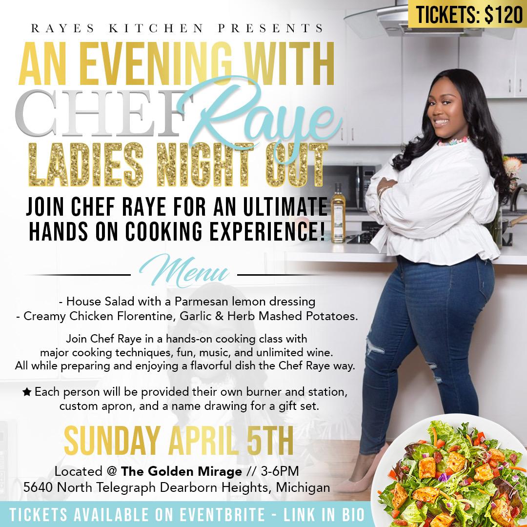 A Ladies Night Out  Cooking With Raye
