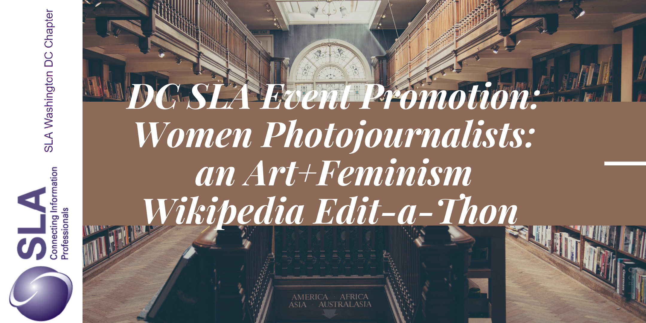 DC SLA Event Promotion: Art+Feminism Wikipedia Edit-a-Thon