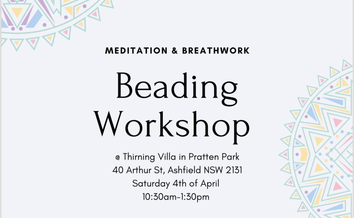 3 hours of Beading with guided Meditation and Breathwork