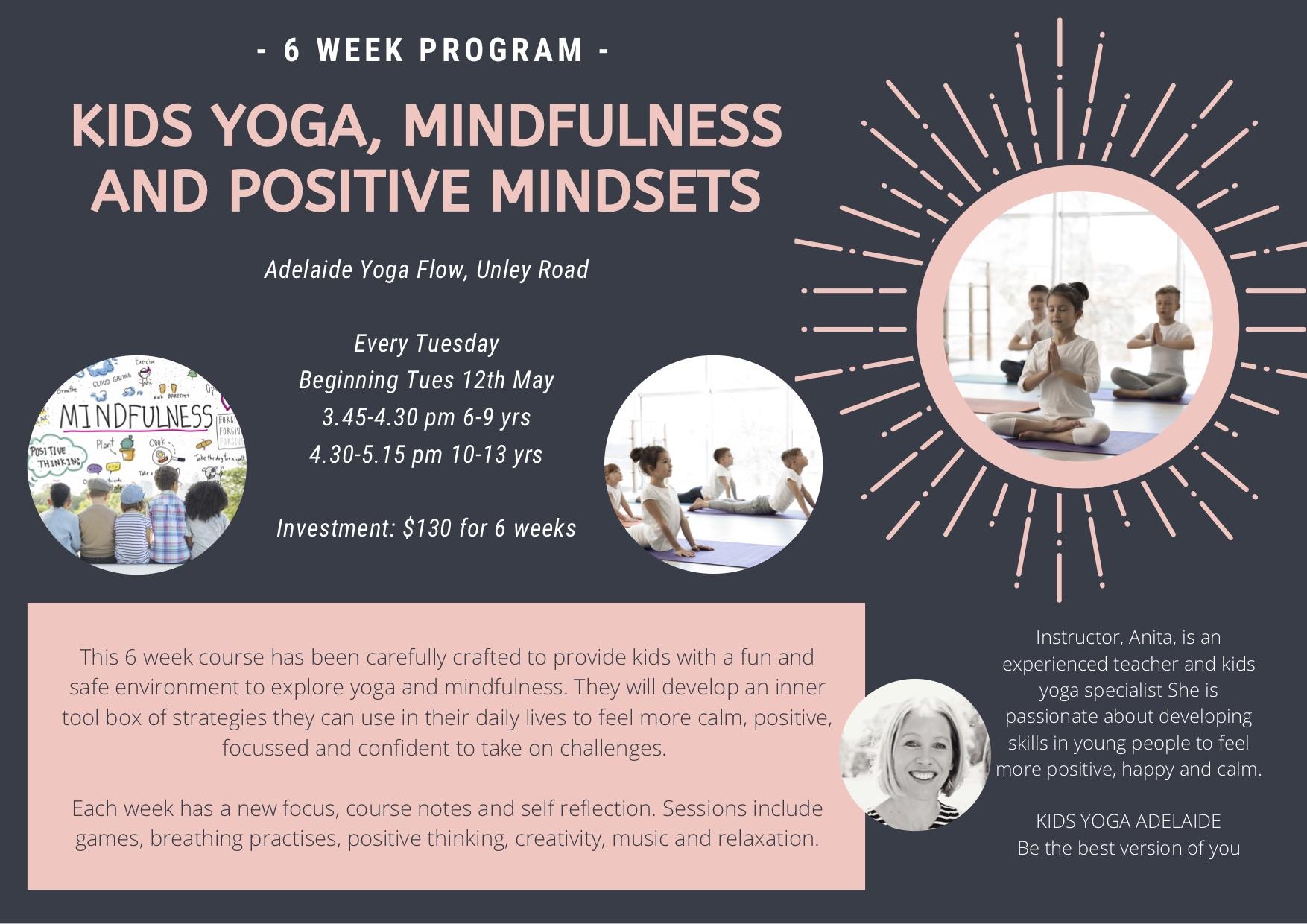 Kids Yoga and Mindfulness - 6 week program (10-13 yrs)