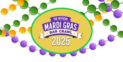 mardi gras bar crawl 2025