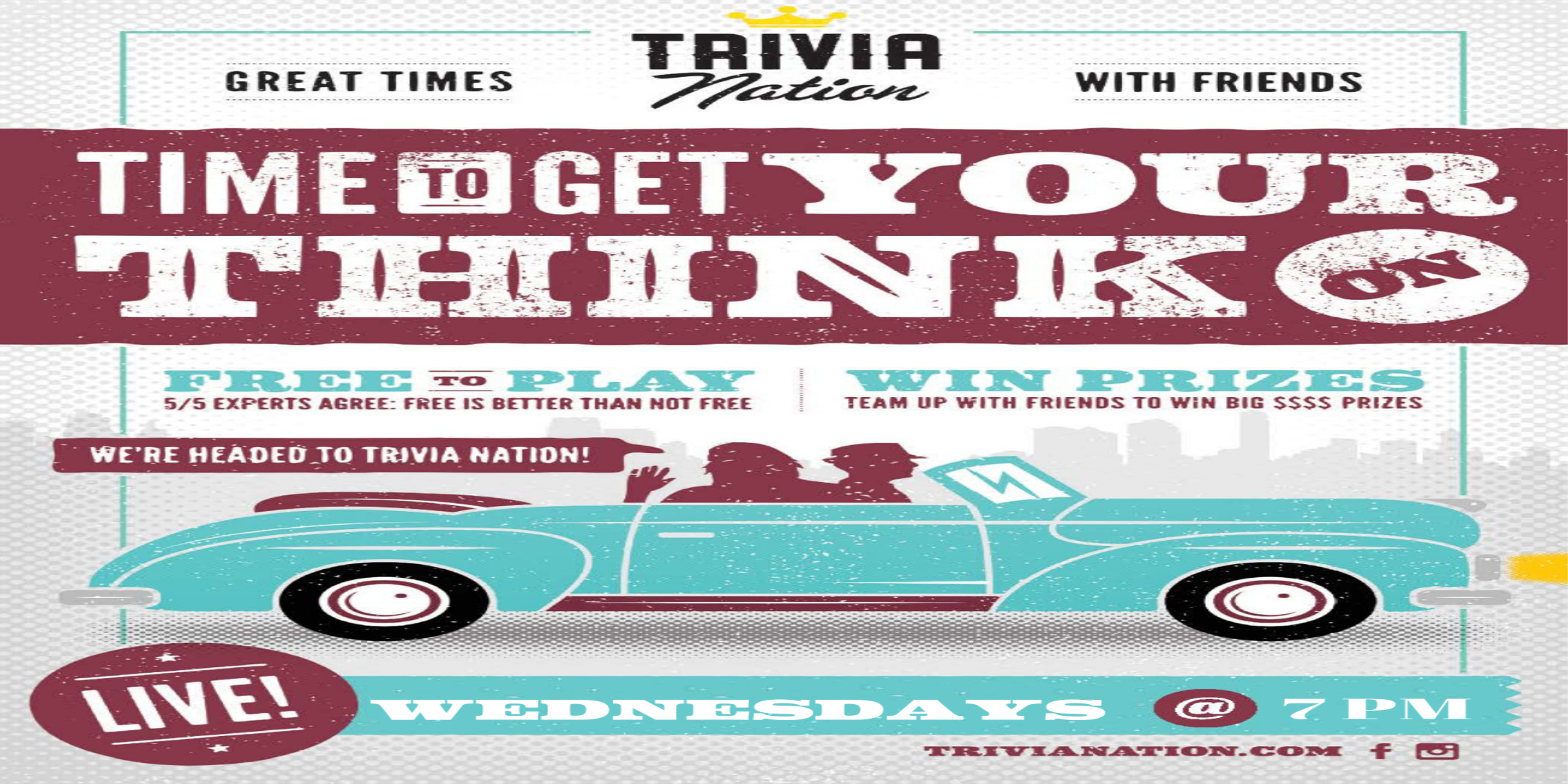 Trivia Nation Free Live Trivia at Fiddler's Green Wednesday's 7PM