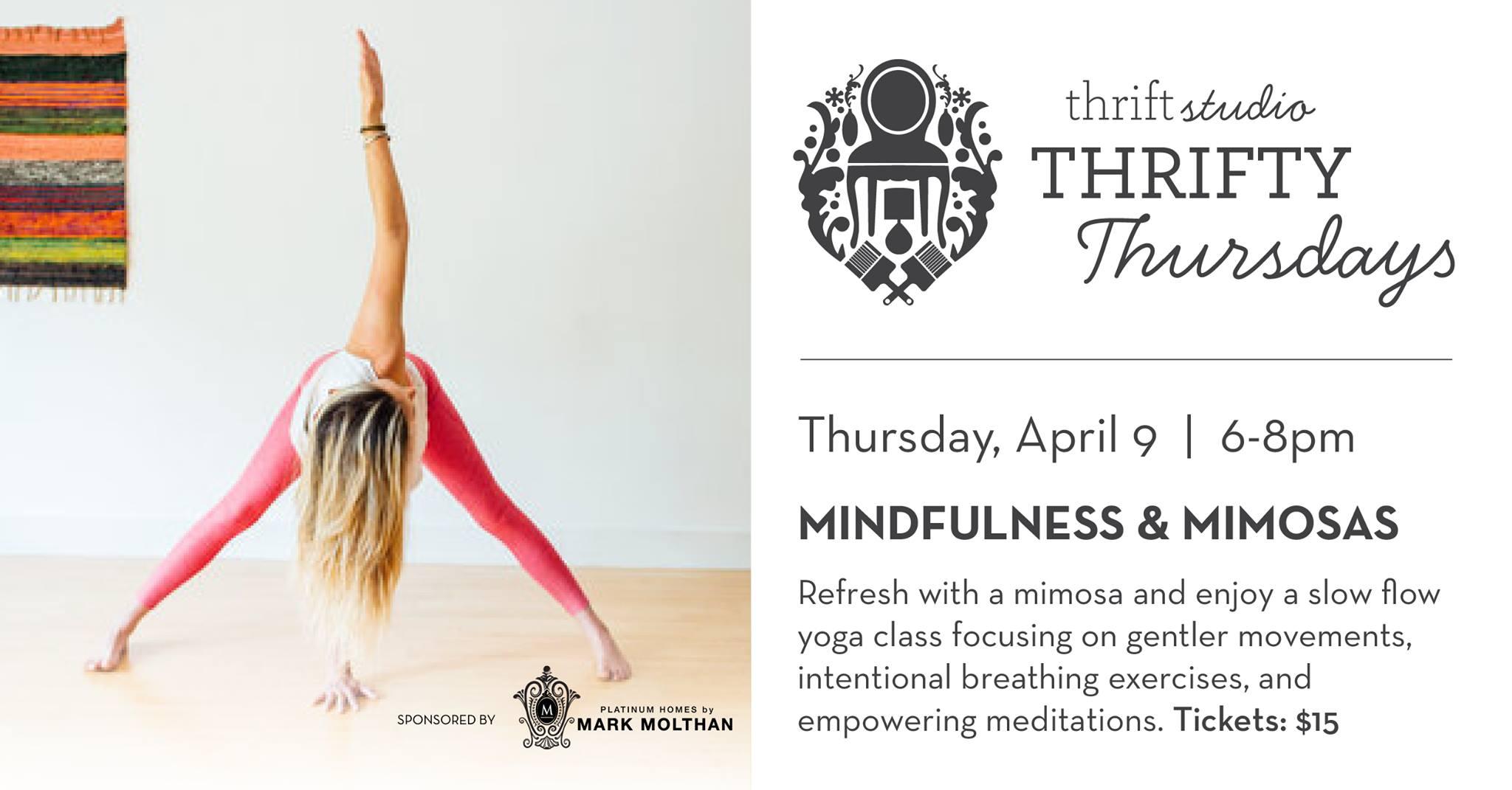 Thrifty Thursday at Thrift Studio: Mindfulness and Mimosas