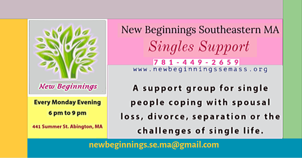 Singles Support-New Beginnings Southeastern MA