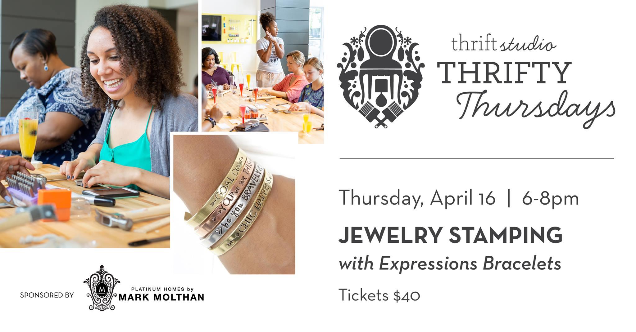 Thrifty Thursday at Thrift Studio: Jewelry Stamping