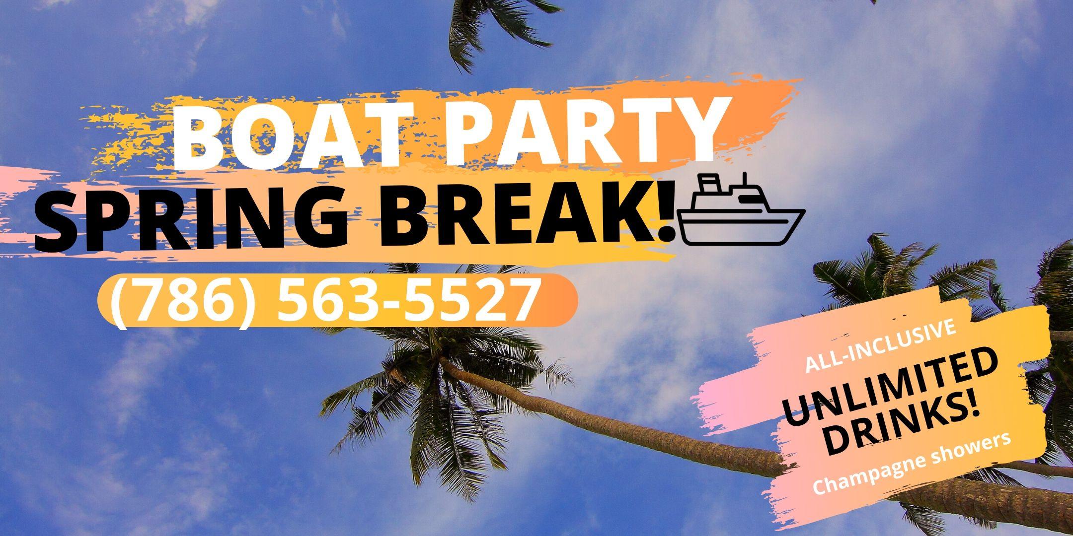 #HOT Spring BREAK BOAT PARTY! #Miami