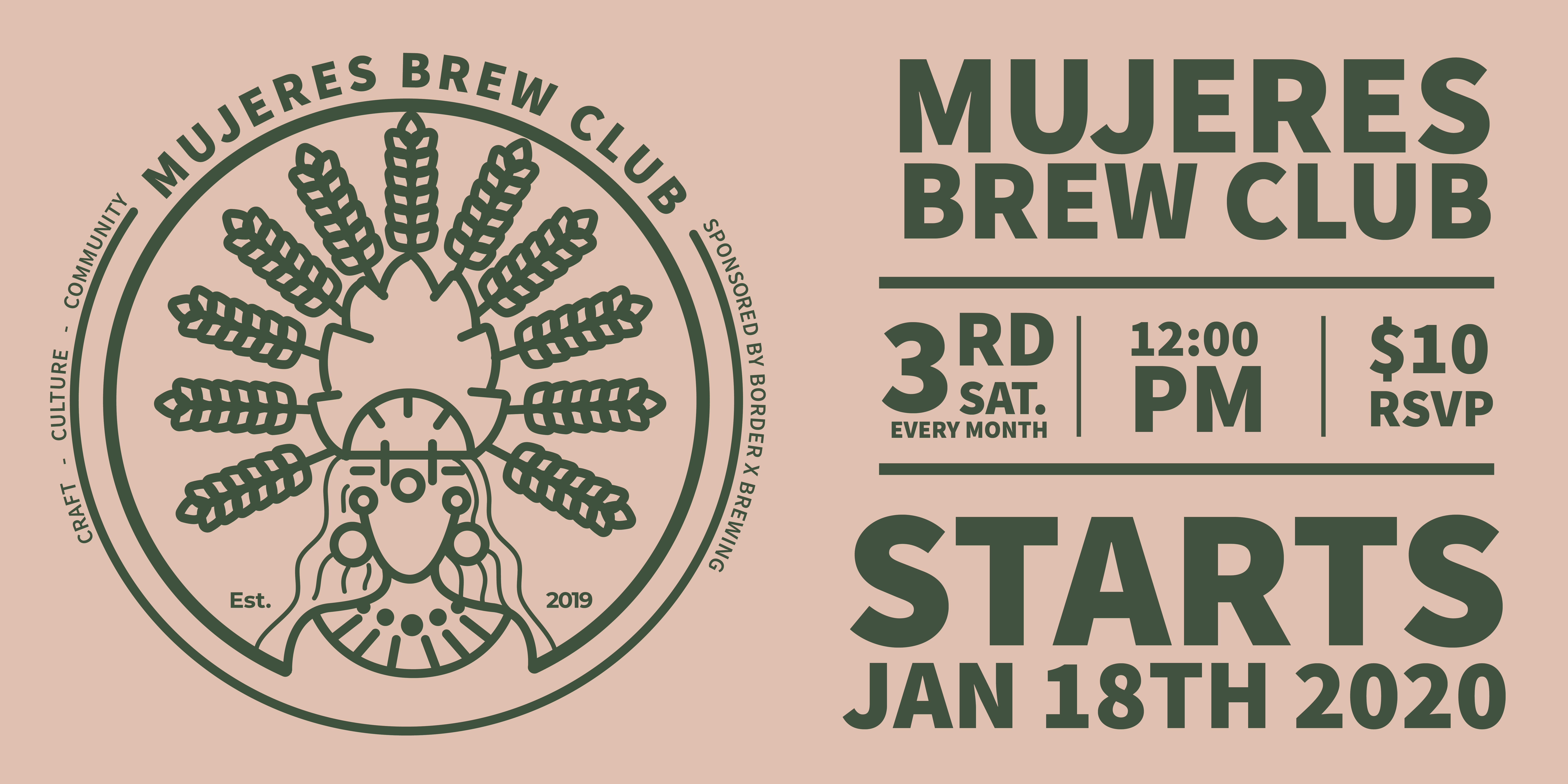 Mujeres Brew Club- Los Angeles Sponsored by Border X Brewing 