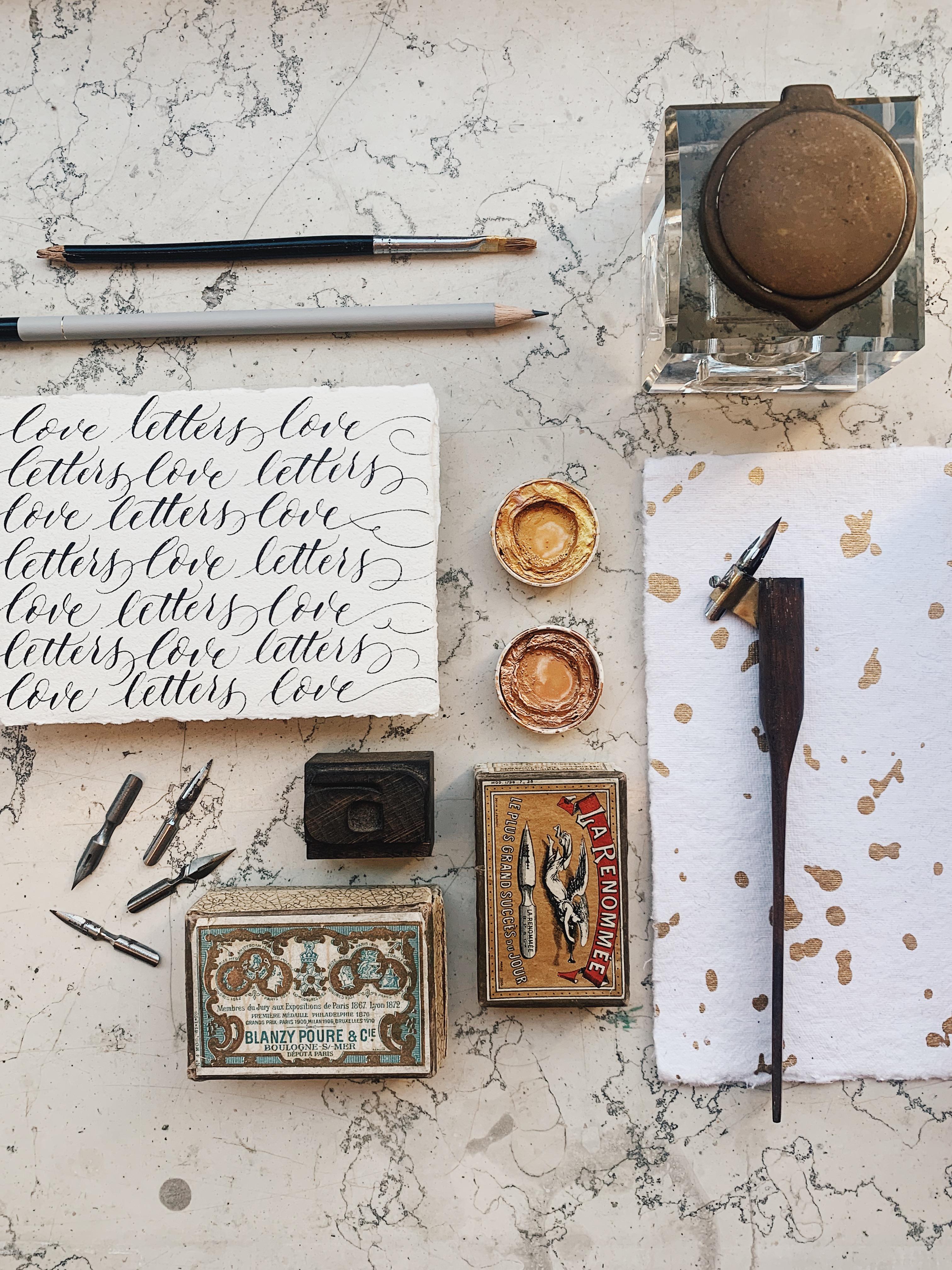 Intro to Copperplate Calligraphy Workshop - 4hrs