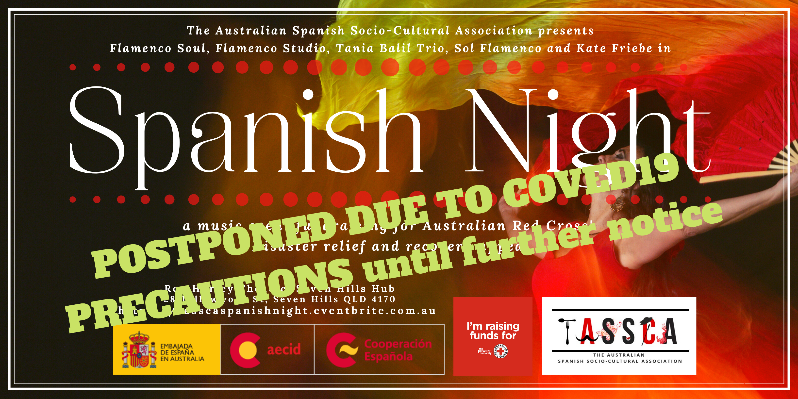 POSTPONED Spanish Night: Fundraising event for the Australian Red Cross