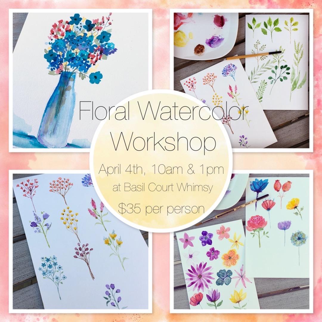 Floral Watercolor Workshop