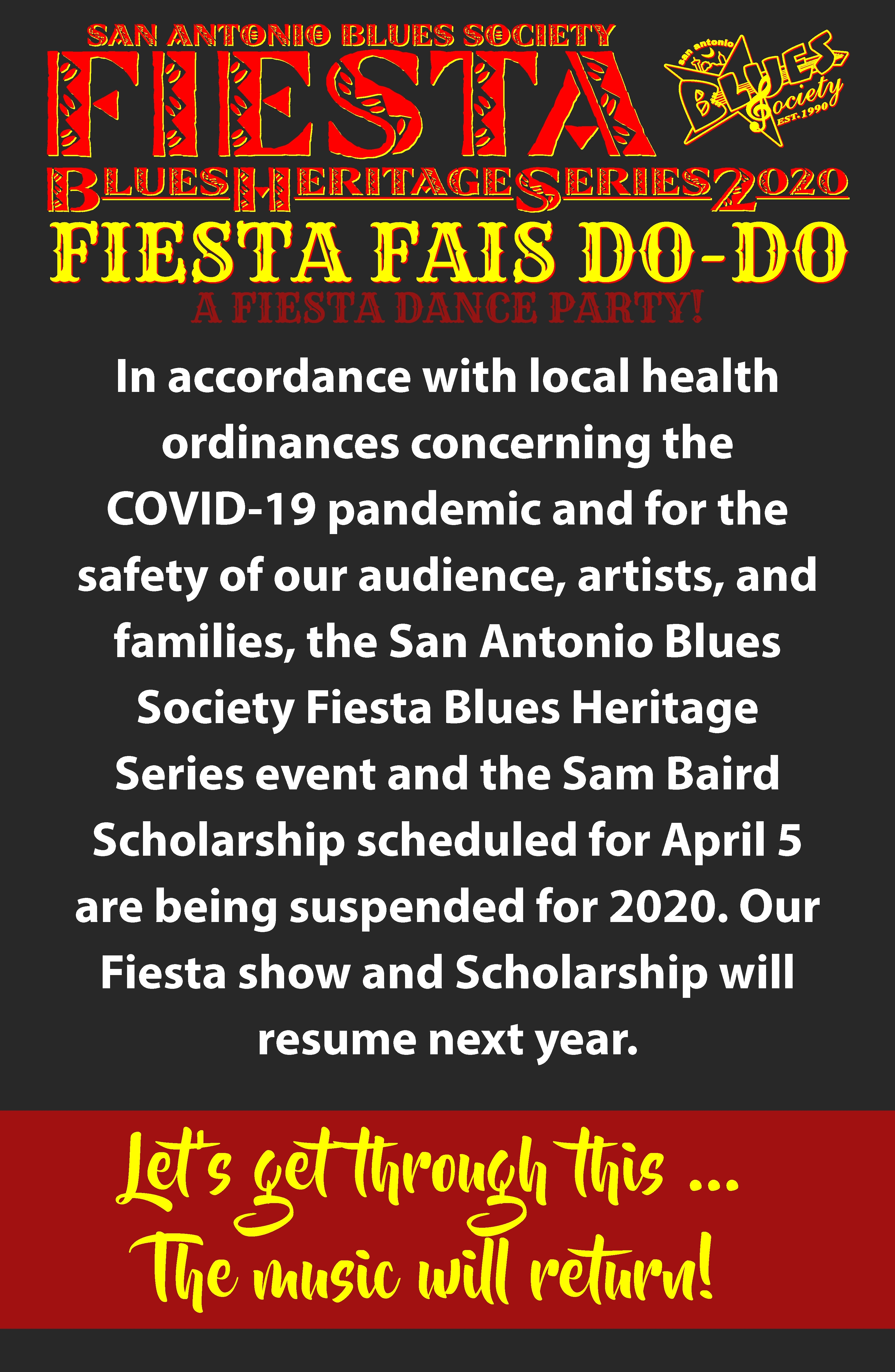 2020 Fiesta Blues Heritage Series CANCELED