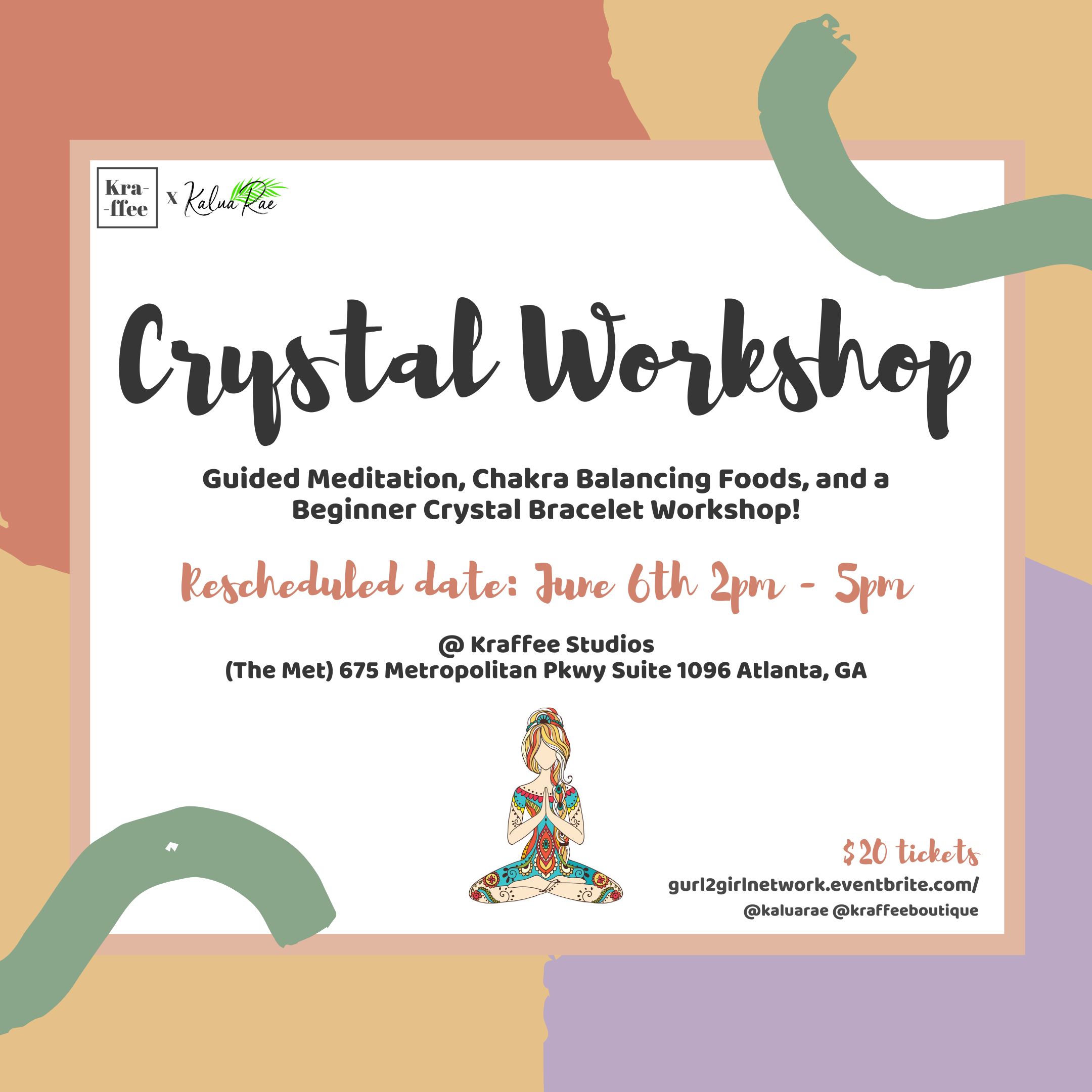 (POSTPONED 6/6) Crystal Workshop with Kraffee Boutique & Kalua Rae