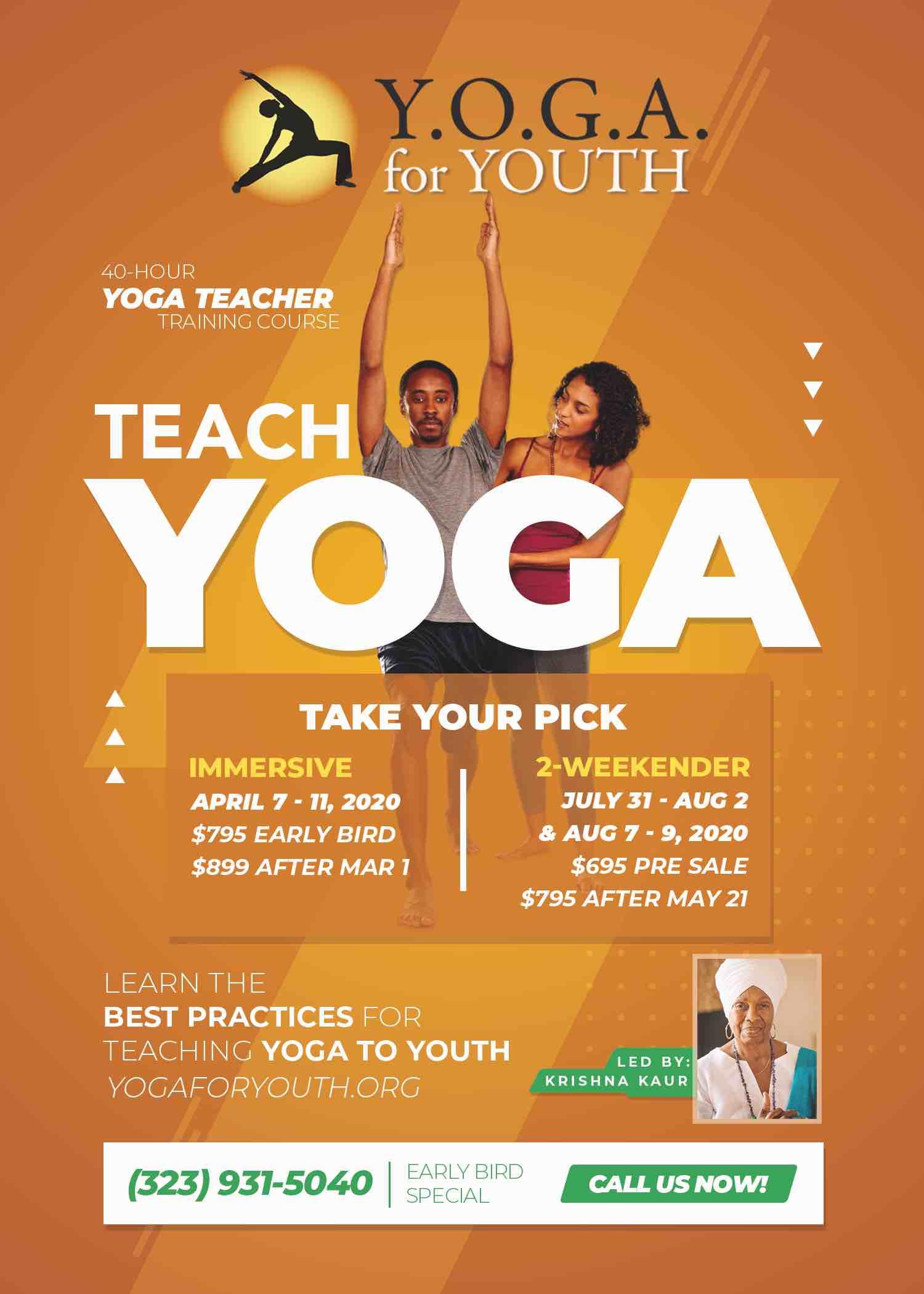 Y.O.G.A. for Youth | Teacher Training (Los Angeles)