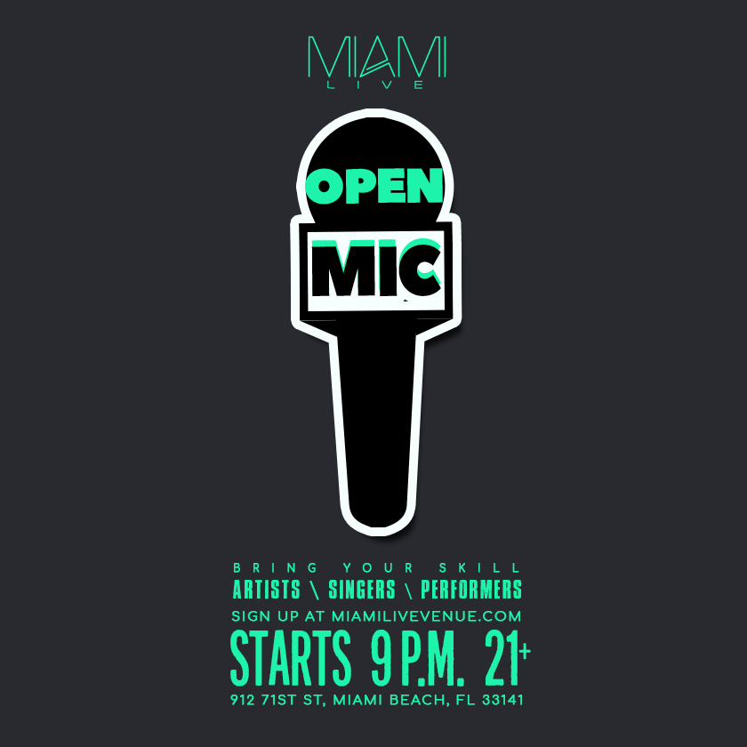 Miami LIVE Open Mic 12/5/20 - DJ Killa K