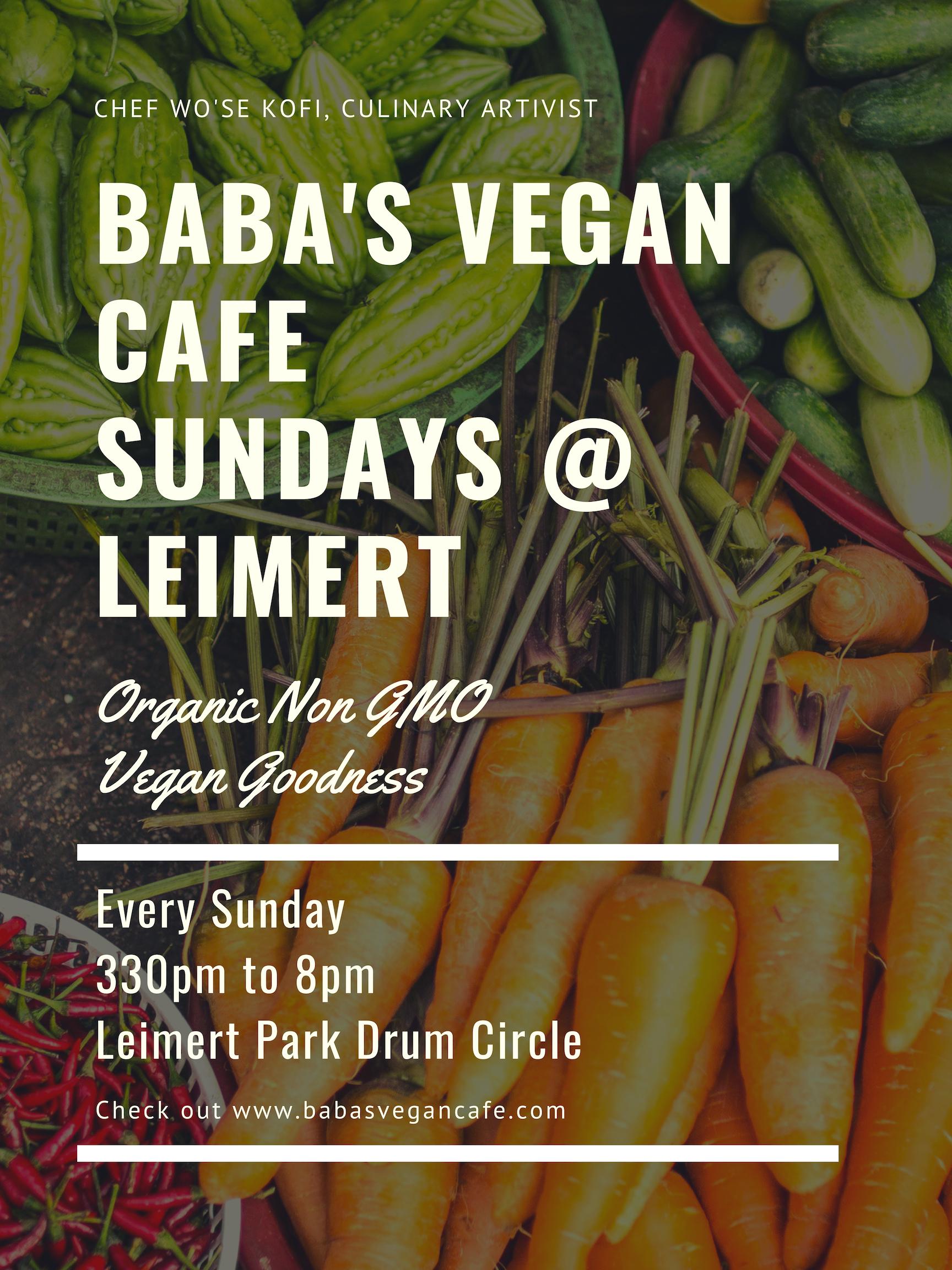 Baba's Famous Vegan Sunday Pick up