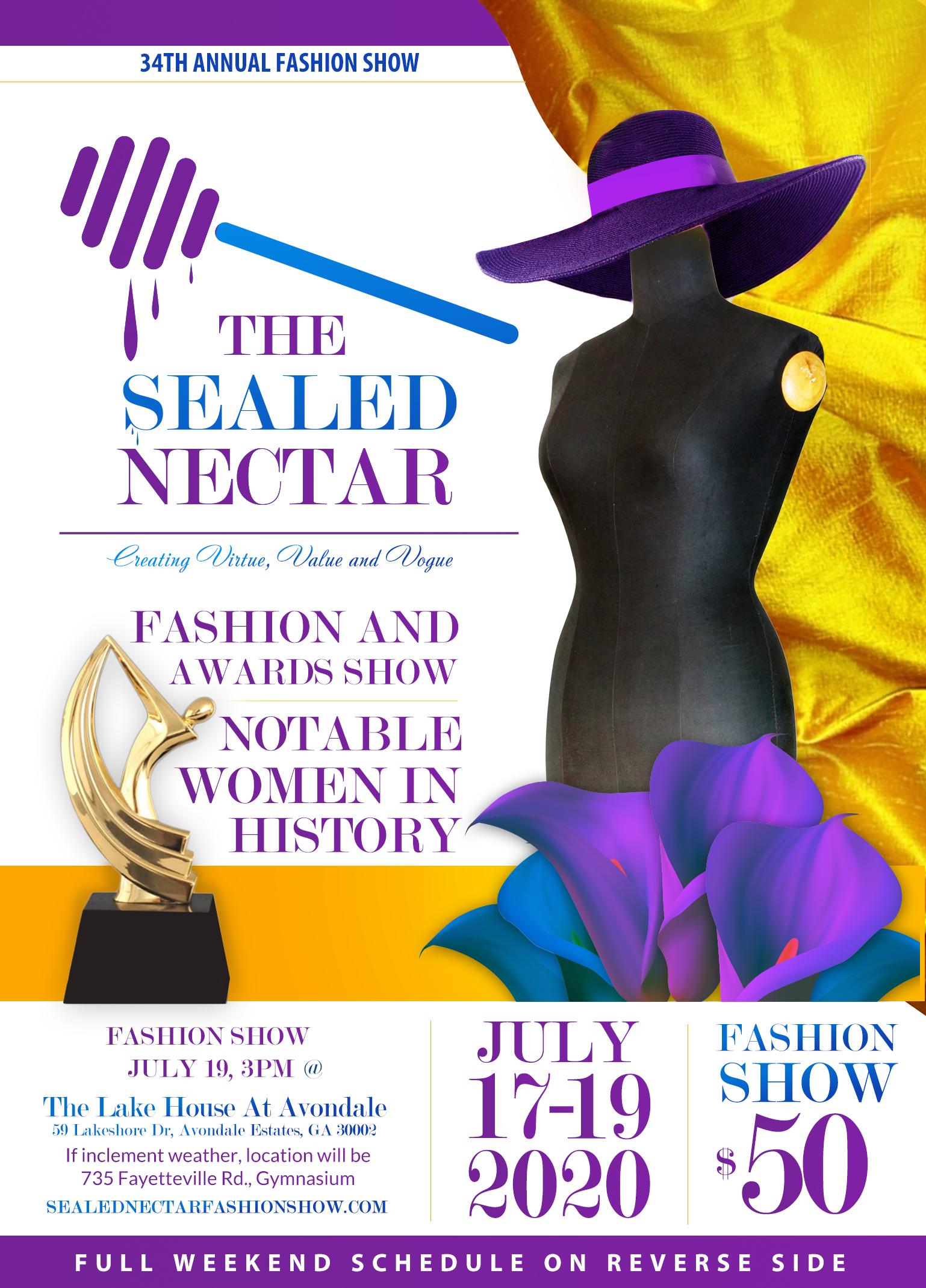 34th Annual Sealed Nectar Fashion Show - Notable Women in History