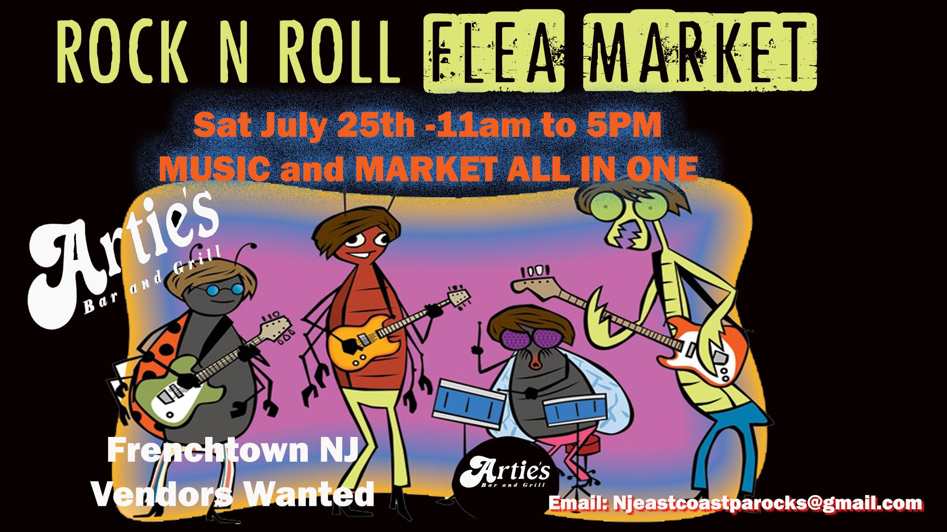 ROCK AND ROLL FLEA MARKET - FREE ADMISSION - VENDORS WANTED