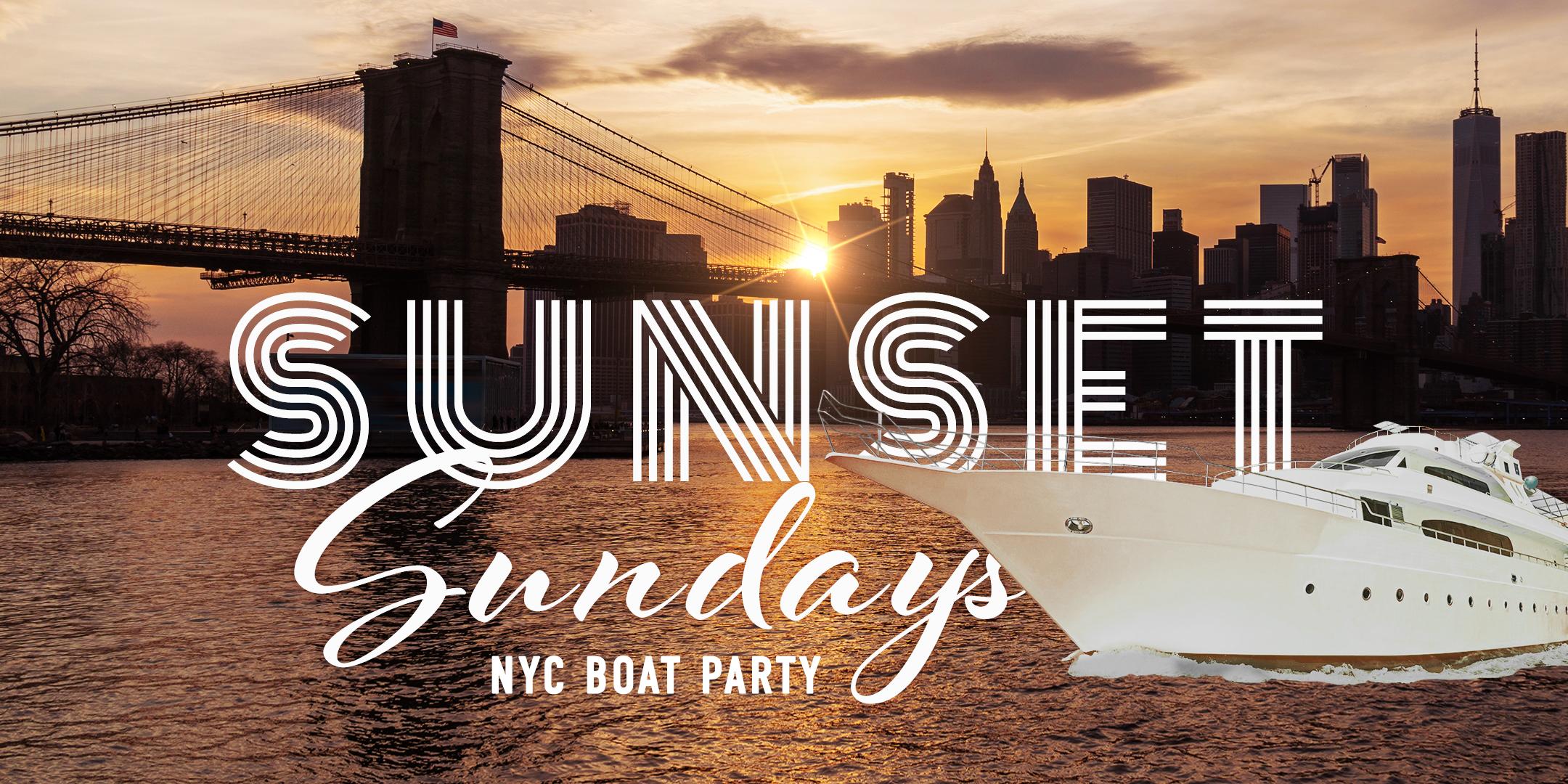 Sunday Sunset Yacht Cruise in Manhattan - Statue of Liberty Sightseeing Boat Party