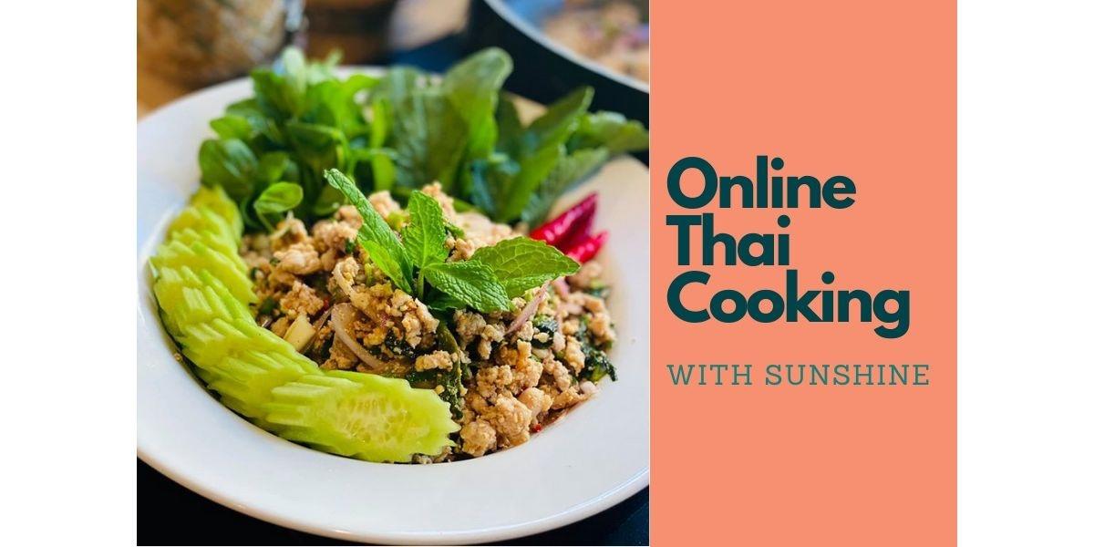Online Thai Cooking Class: Thai Chicken Salad (Larb) w/ Sticky Rice (07-09-2020 starts at 6:30 PM)
