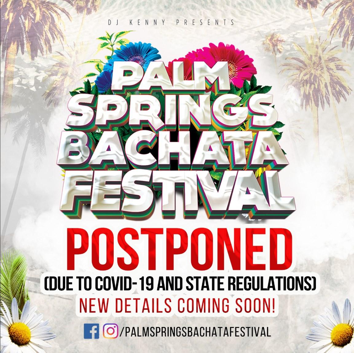 Palm Springs Bachata Festival 2020 - Postponed to 2021