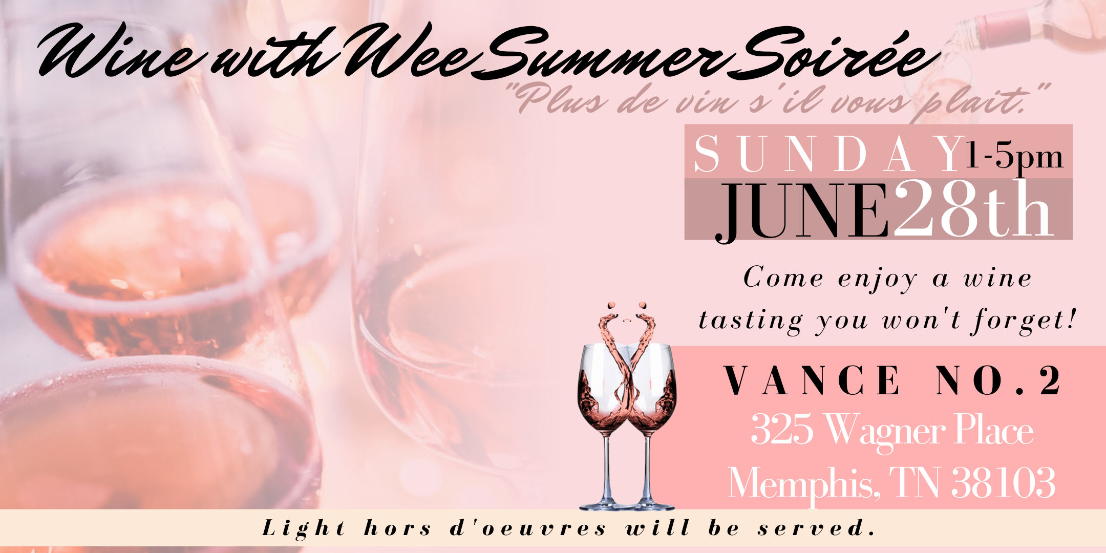 Wine with Wee Summer Soirée
